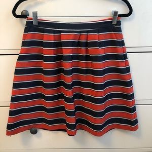 J.Crew striped skirt